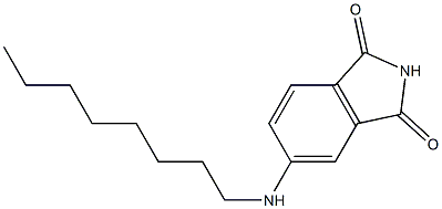 5-(octylamino)-2,3-dihydro-1H-isoindole-1,3-dione Struktur