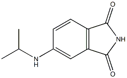 5-(propan-2-ylamino)-2,3-dihydro-1H-isoindole-1,3-dione Struktur