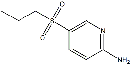 5-(propane-1-sulfonyl)pyridin-2-amine Struktur