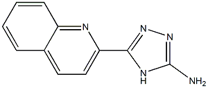 5-(quinolin-2-yl)-4H-1,2,4-triazol-3-amine Struktur