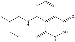 5-[(2-methylbutyl)amino]-1,2,3,4-tetrahydrophthalazine-1,4-dione Struktur