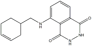 5-[(cyclohex-3-en-1-ylmethyl)amino]-1,2,3,4-tetrahydrophthalazine-1,4-dione Struktur