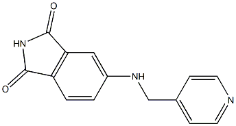 5-[(pyridin-4-ylmethyl)amino]-2,3-dihydro-1H-isoindole-1,3-dione Struktur