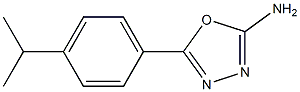 5-[4-(propan-2-yl)phenyl]-1,3,4-oxadiazol-2-amine Struktur