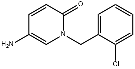 5-amino-1-[(2-chlorophenyl)methyl]-1,2-dihydropyridin-2-one Struktur