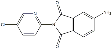 5-amino-2-(5-chloropyridin-2-yl)-2,3-dihydro-1H-isoindole-1,3-dione Struktur