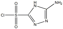 5-amino-4H-1,2,4-triazole-3-sulfonyl chloride Struktur