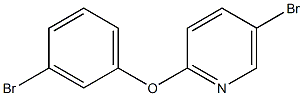 5-bromo-2-(3-bromophenoxy)pyridine Struktur