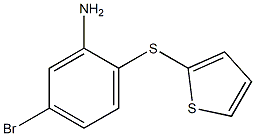 5-bromo-2-(thiophen-2-ylsulfanyl)aniline Struktur