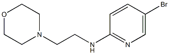 5-bromo-N-[2-(morpholin-4-yl)ethyl]pyridin-2-amine Struktur