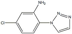 5-chloro-2-(1H-1,2,3-triazol-1-yl)aniline Struktur