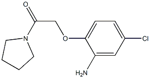 5-chloro-2-(2-oxo-2-pyrrolidin-1-ylethoxy)aniline Struktur