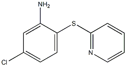 5-chloro-2-(pyridin-2-ylsulfanyl)aniline Struktur