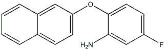 5-fluoro-2-(naphthalen-2-yloxy)aniline Struktur