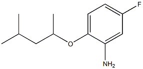 5-fluoro-2-[(4-methylpentan-2-yl)oxy]aniline Struktur