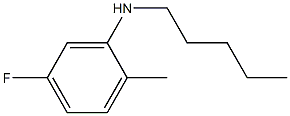 5-fluoro-2-methyl-N-pentylaniline Struktur