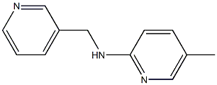 5-methyl-N-(pyridin-3-ylmethyl)pyridin-2-amine Struktur