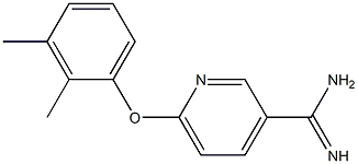 6-(2,3-dimethylphenoxy)pyridine-3-carboximidamide Structure