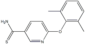 6-(2,6-dimethylphenoxy)pyridine-3-carbothioamide Structure