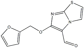 6-(2-furylmethoxy)imidazo[2,1-b][1,3]thiazole-5-carbaldehyde Struktur