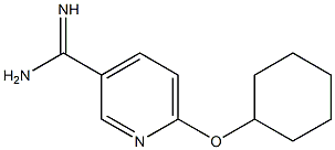 6-(cyclohexyloxy)pyridine-3-carboximidamide Struktur