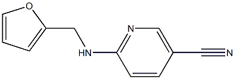 6-[(2-furylmethyl)amino]nicotinonitrile Struktur