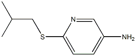 6-[(2-methylpropyl)sulfanyl]pyridin-3-amine Struktur