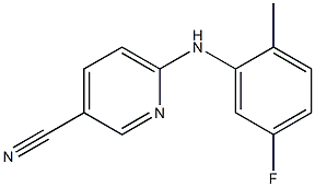 6-[(5-fluoro-2-methylphenyl)amino]pyridine-3-carbonitrile