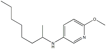 6-methoxy-N-(octan-2-yl)pyridin-3-amine Struktur