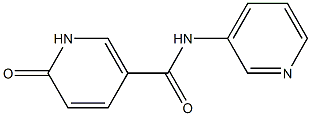 6-oxo-N-(pyridin-3-yl)-1,6-dihydropyridine-3-carboxamide Struktur