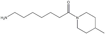 7-(4-methylpiperidin-1-yl)-7-oxoheptan-1-amine Struktur