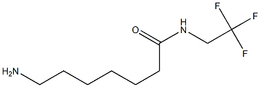 7-amino-N-(2,2,2-trifluoroethyl)heptanamide Struktur