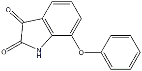 7-phenoxy-1H-indole-2,3-dione Struktur