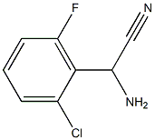 amino(2-chloro-6-fluorophenyl)acetonitrile Struktur