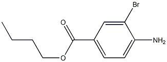 butyl 4-amino-3-bromobenzoate Struktur