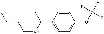 butyl({1-[4-(trifluoromethoxy)phenyl]ethyl})amine Struktur