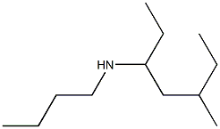 butyl(5-methylheptan-3-yl)amine Struktur