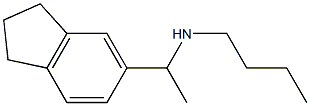 butyl[1-(2,3-dihydro-1H-inden-5-yl)ethyl]amine Struktur