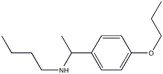 butyl[1-(4-propoxyphenyl)ethyl]amine Struktur