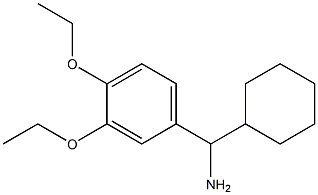 cyclohexyl(3,4-diethoxyphenyl)methanamine Struktur