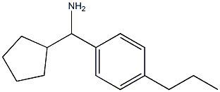 cyclopentyl(4-propylphenyl)methanamine Struktur