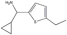 cyclopropyl(5-ethylthiophen-2-yl)methanamine Struktur