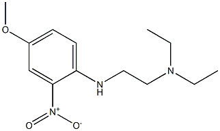 diethyl({2-[(4-methoxy-2-nitrophenyl)amino]ethyl})amine Struktur