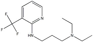 diethyl(3-{[3-(trifluoromethyl)pyridin-2-yl]amino}propyl)amine Struktur