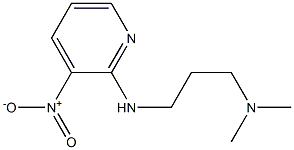 dimethyl({3-[(3-nitropyridin-2-yl)amino]propyl})amine Struktur