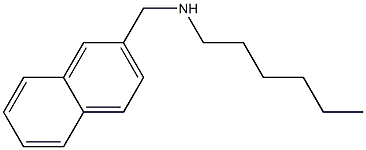 hexyl(naphthalen-2-ylmethyl)amine Struktur