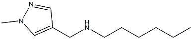 hexyl[(1-methyl-1H-pyrazol-4-yl)methyl]amine Struktur