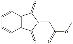 methyl 2-(1,3-dioxo-2,3-dihydro-1H-isoindol-2-yl)acetate Struktur