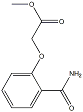 methyl 2-(2-carbamoylphenoxy)acetate Struktur