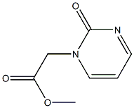 methyl 2-(2-oxo-1,2-dihydropyrimidin-1-yl)acetate Struktur